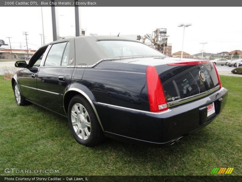 Blue Chip Metallic / Ebony Black 2006 Cadillac DTS
