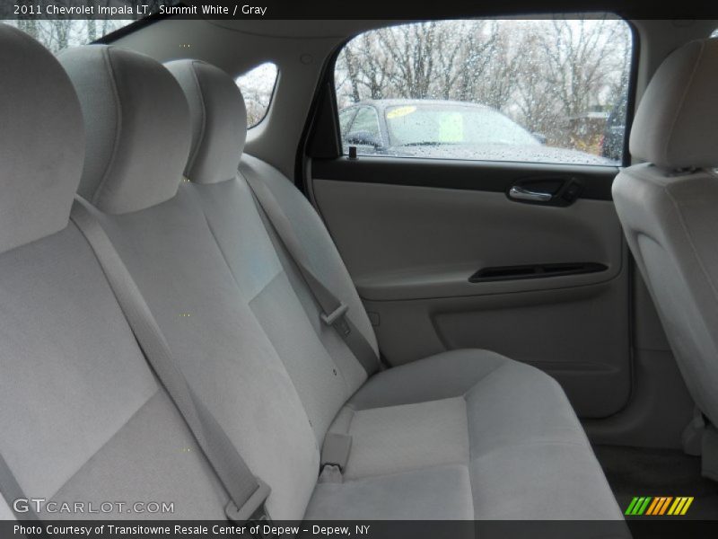 Summit White / Gray 2011 Chevrolet Impala LT