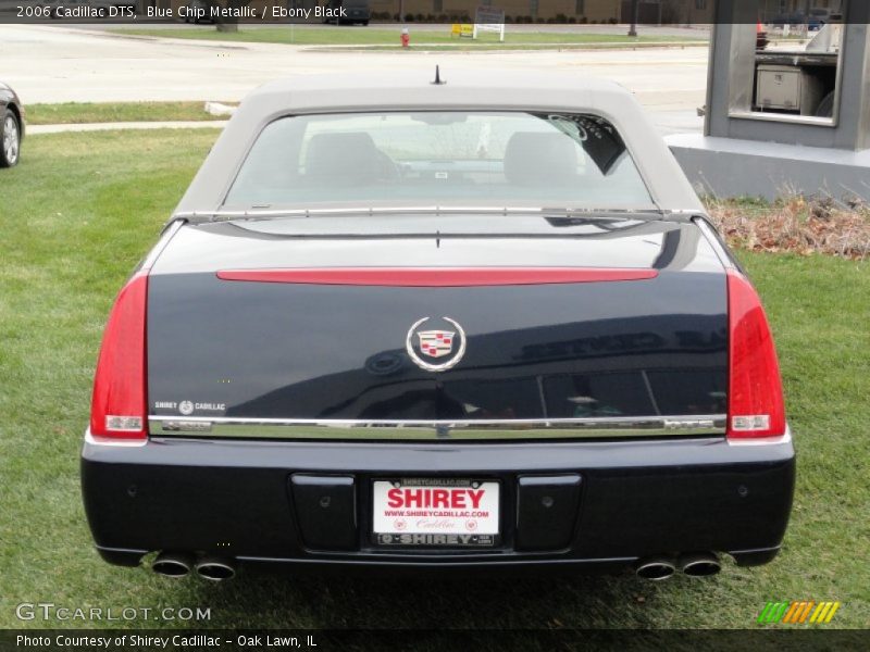 Blue Chip Metallic / Ebony Black 2006 Cadillac DTS