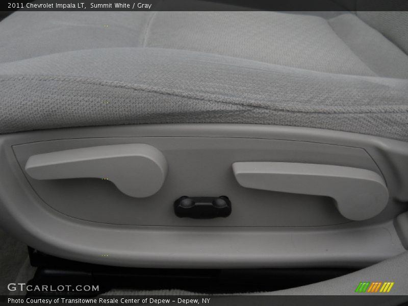 Summit White / Gray 2011 Chevrolet Impala LT