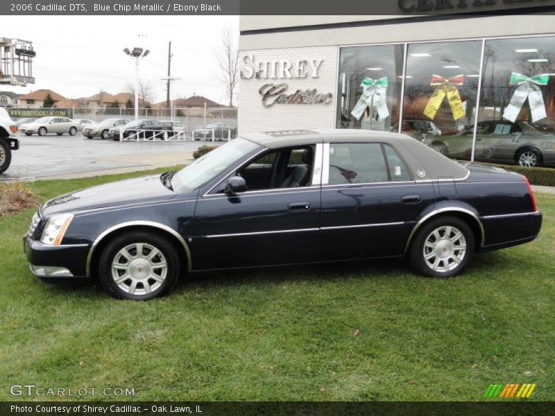 Blue Chip Metallic / Ebony Black 2006 Cadillac DTS