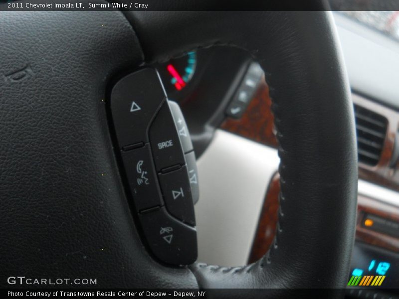 Summit White / Gray 2011 Chevrolet Impala LT