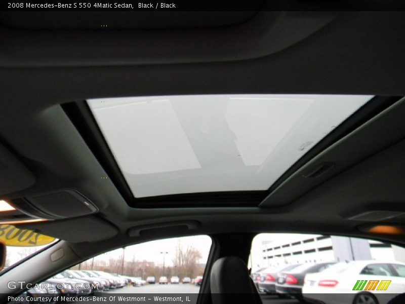 Black / Black 2008 Mercedes-Benz S 550 4Matic Sedan