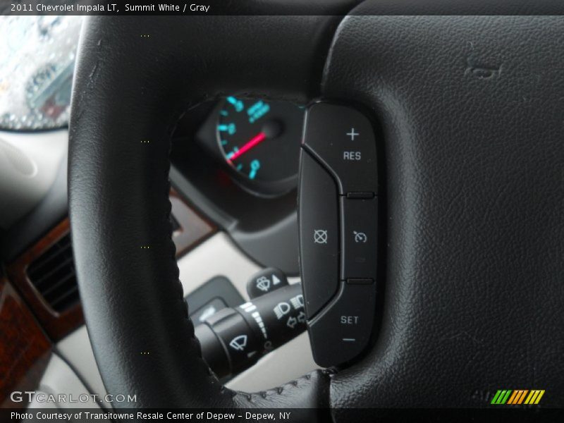 Summit White / Gray 2011 Chevrolet Impala LT