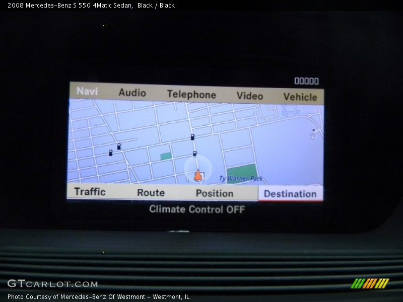 Black / Black 2008 Mercedes-Benz S 550 4Matic Sedan