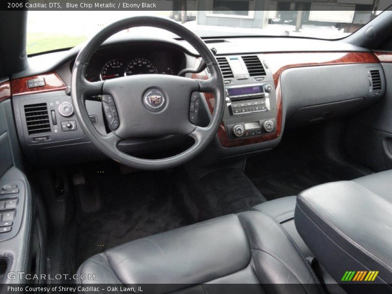 Blue Chip Metallic / Ebony Black 2006 Cadillac DTS