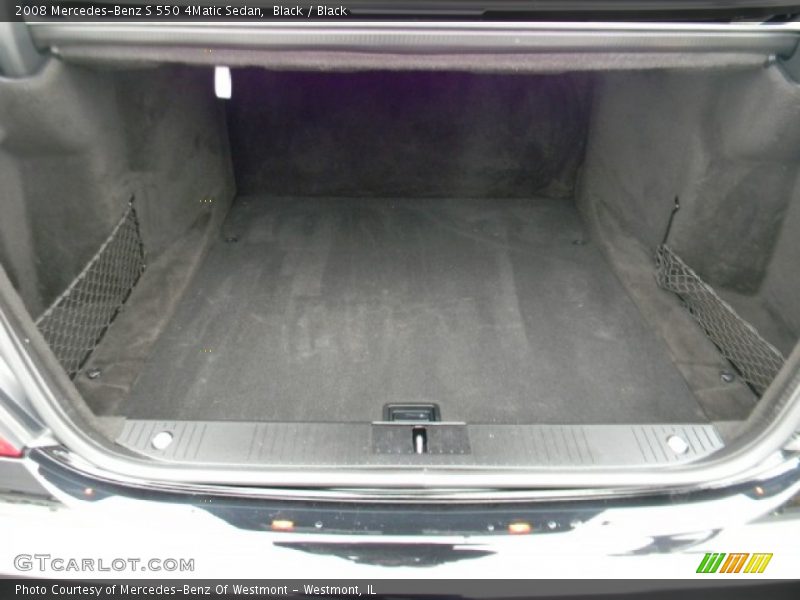 Black / Black 2008 Mercedes-Benz S 550 4Matic Sedan