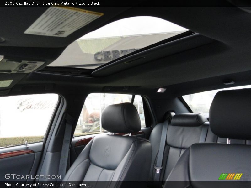 Blue Chip Metallic / Ebony Black 2006 Cadillac DTS