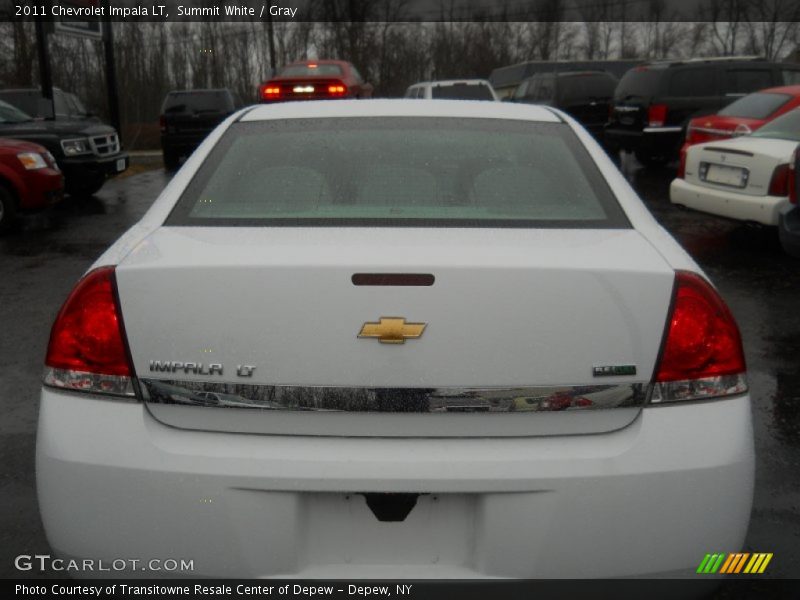 Summit White / Gray 2011 Chevrolet Impala LT