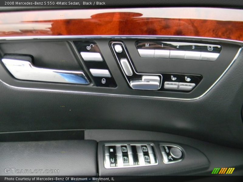 Black / Black 2008 Mercedes-Benz S 550 4Matic Sedan