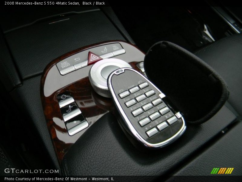 Black / Black 2008 Mercedes-Benz S 550 4Matic Sedan