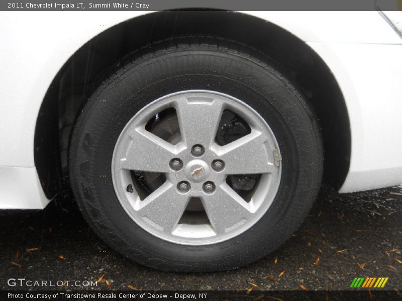 Summit White / Gray 2011 Chevrolet Impala LT