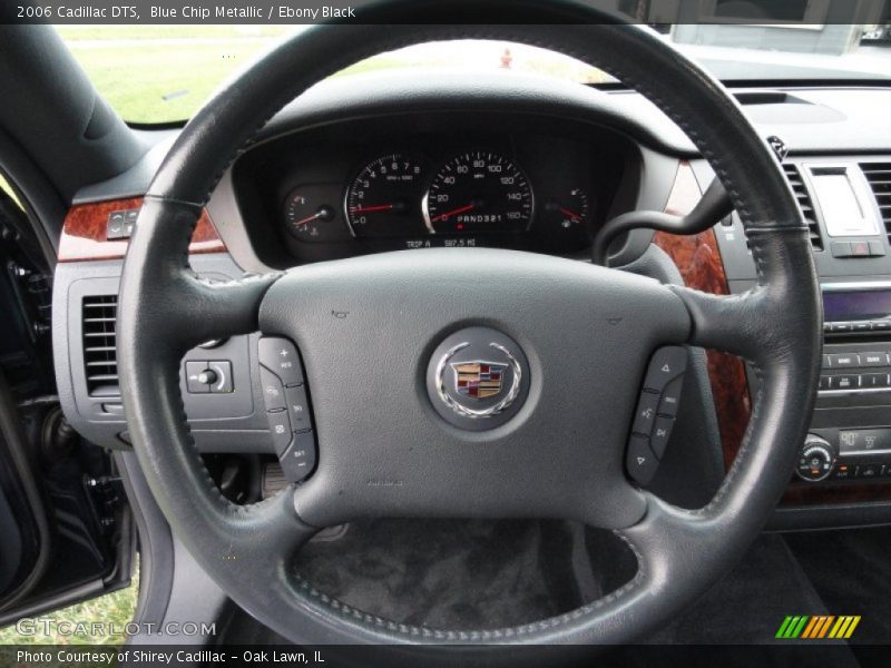 Blue Chip Metallic / Ebony Black 2006 Cadillac DTS