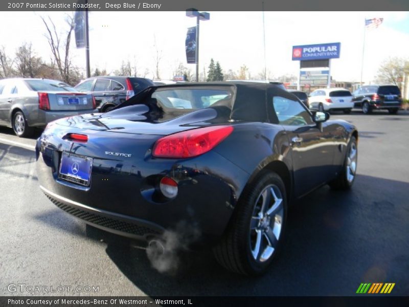 Deep Blue / Ebony 2007 Pontiac Solstice Roadster