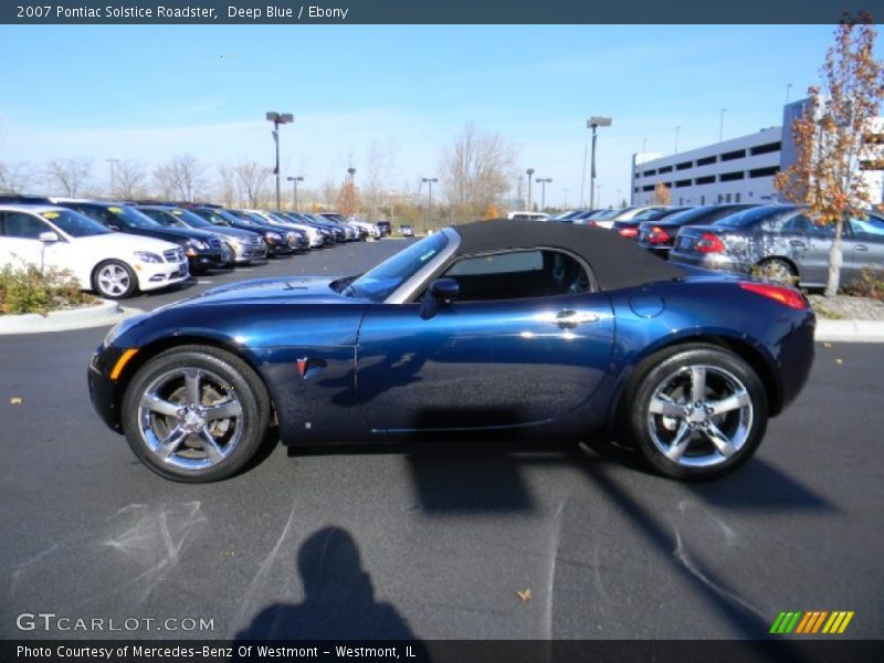 Deep Blue / Ebony 2007 Pontiac Solstice Roadster