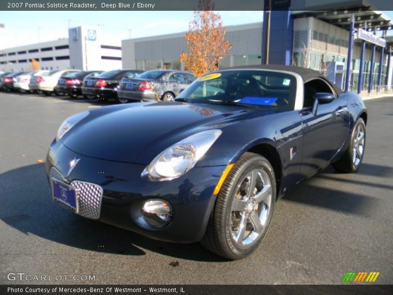 Deep Blue / Ebony 2007 Pontiac Solstice Roadster