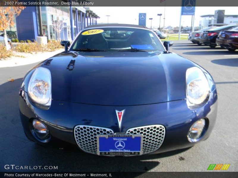 Deep Blue / Ebony 2007 Pontiac Solstice Roadster