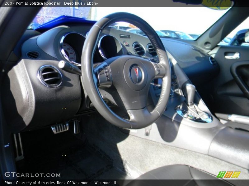 Deep Blue / Ebony 2007 Pontiac Solstice Roadster