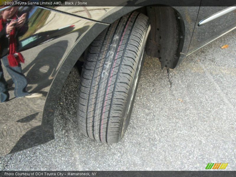 Black / Stone 2009 Toyota Sienna Limited AWD