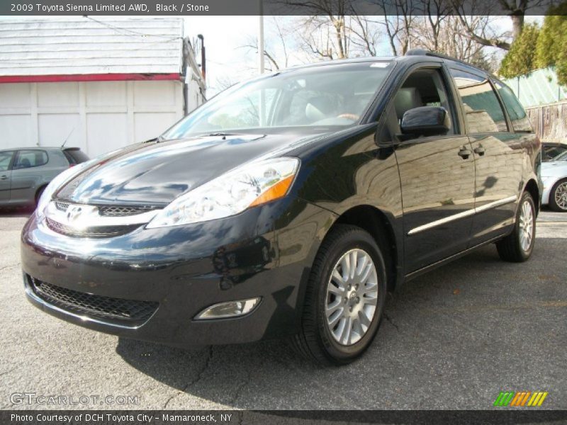 Black / Stone 2009 Toyota Sienna Limited AWD