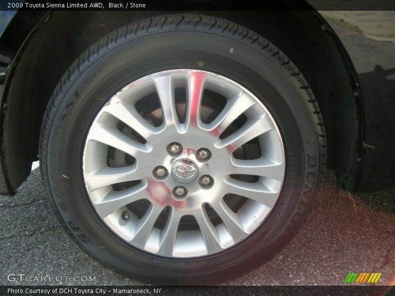 Black / Stone 2009 Toyota Sienna Limited AWD