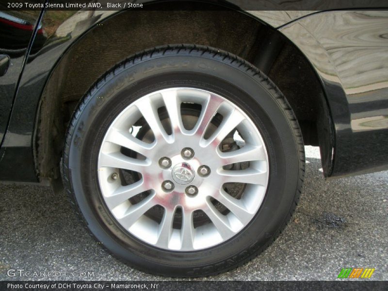 Black / Stone 2009 Toyota Sienna Limited AWD