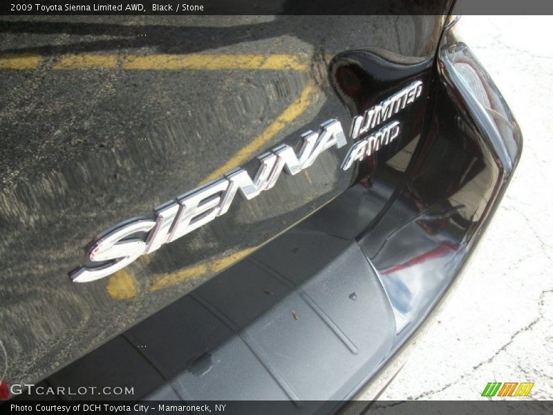 Black / Stone 2009 Toyota Sienna Limited AWD