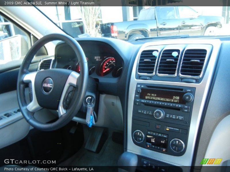 Summit White / Light Titanium 2009 GMC Acadia SLE