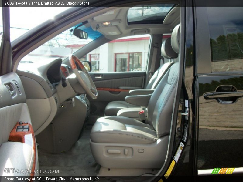 Black / Stone 2009 Toyota Sienna Limited AWD
