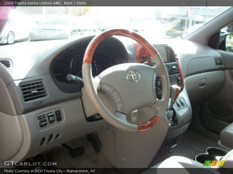 Black / Stone 2009 Toyota Sienna Limited AWD