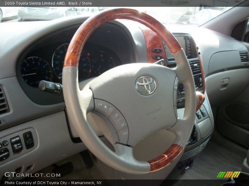 Black / Stone 2009 Toyota Sienna Limited AWD