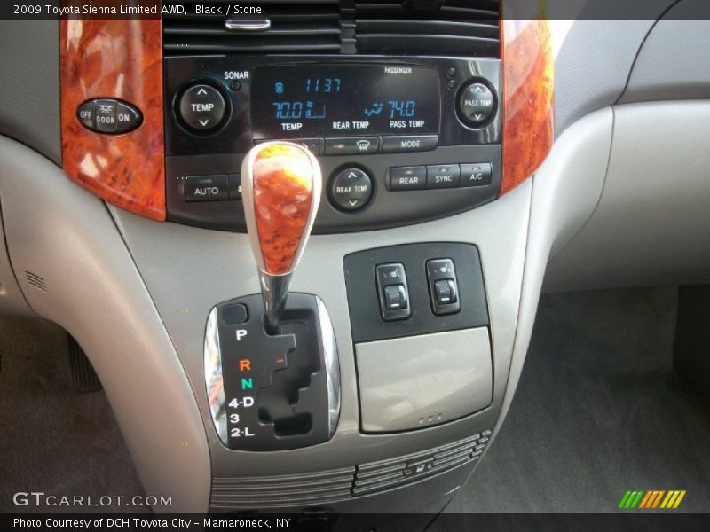 Black / Stone 2009 Toyota Sienna Limited AWD
