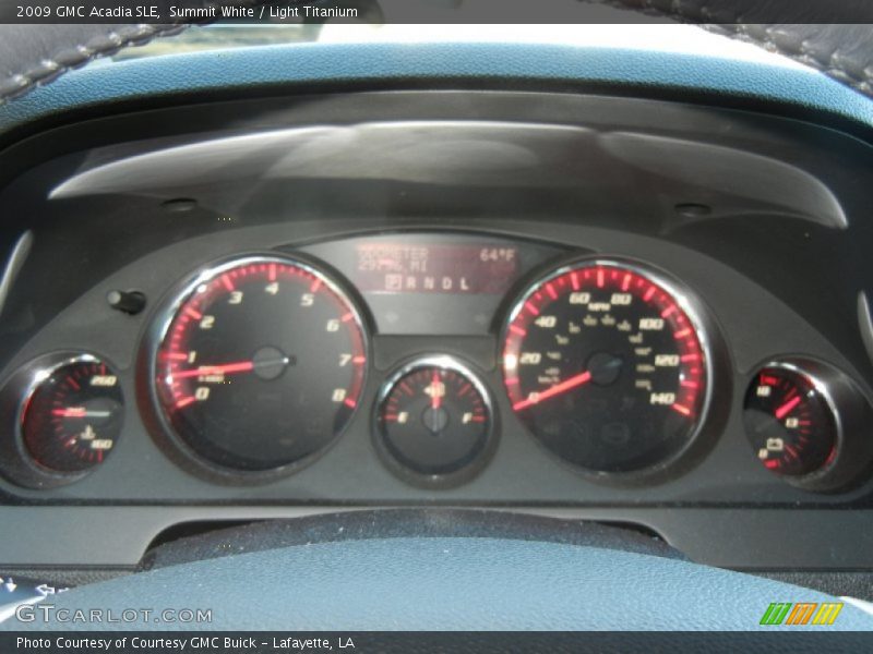 Summit White / Light Titanium 2009 GMC Acadia SLE