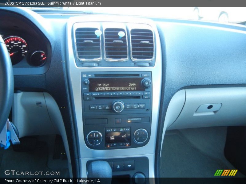 Summit White / Light Titanium 2009 GMC Acadia SLE