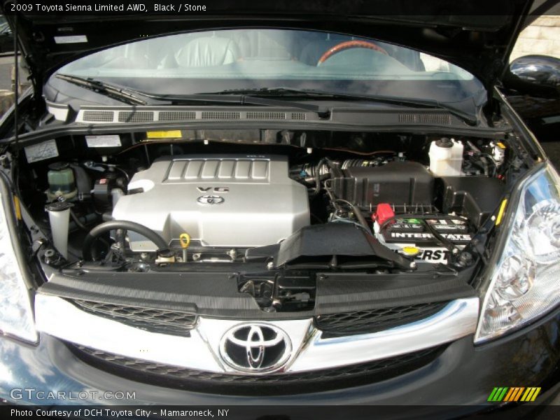 Black / Stone 2009 Toyota Sienna Limited AWD