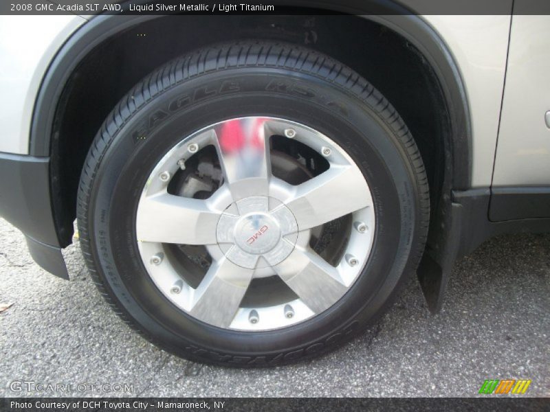 Liquid Silver Metallic / Light Titanium 2008 GMC Acadia SLT AWD