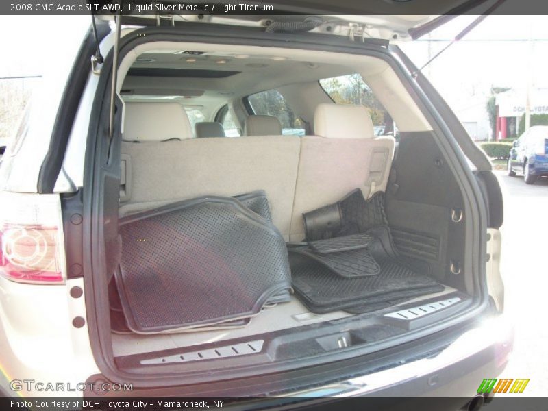 Liquid Silver Metallic / Light Titanium 2008 GMC Acadia SLT AWD