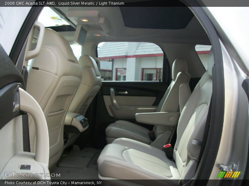 Liquid Silver Metallic / Light Titanium 2008 GMC Acadia SLT AWD