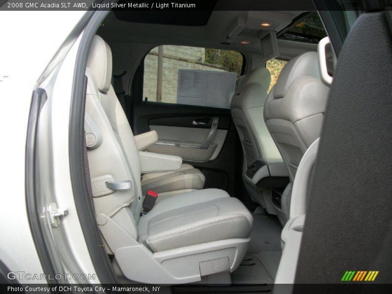 Liquid Silver Metallic / Light Titanium 2008 GMC Acadia SLT AWD