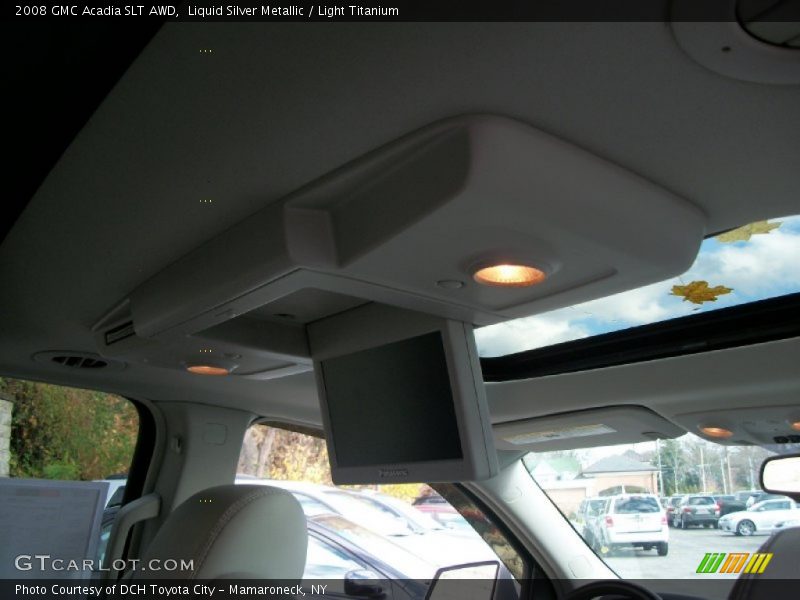 Liquid Silver Metallic / Light Titanium 2008 GMC Acadia SLT AWD