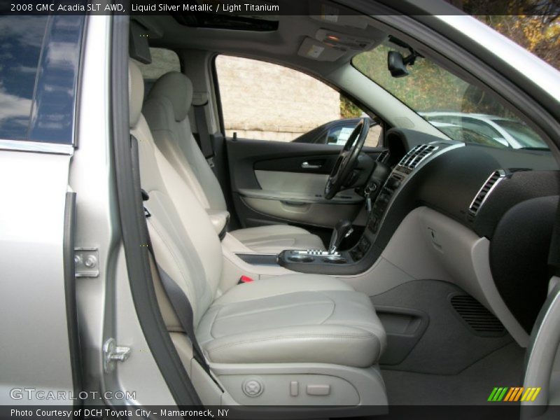 Liquid Silver Metallic / Light Titanium 2008 GMC Acadia SLT AWD
