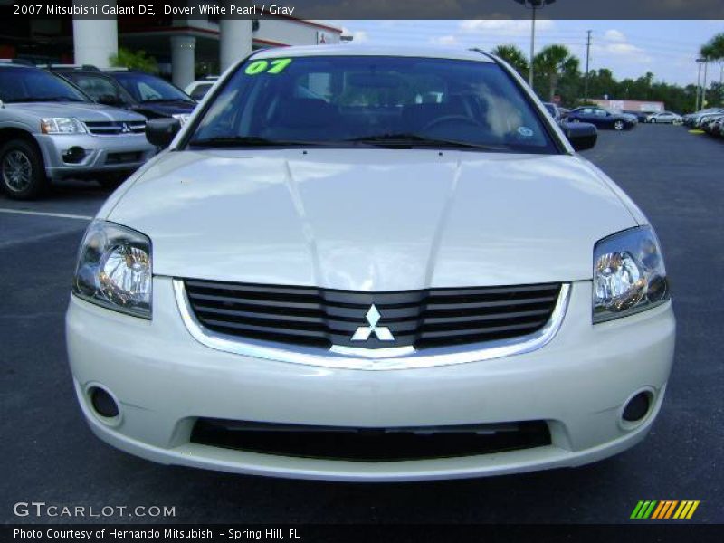 Dover White Pearl / Gray 2007 Mitsubishi Galant DE