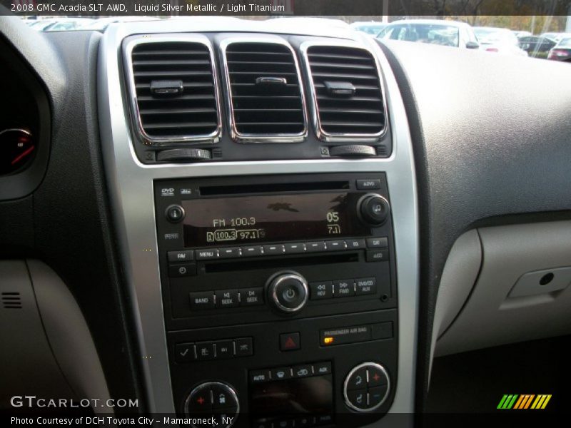Liquid Silver Metallic / Light Titanium 2008 GMC Acadia SLT AWD