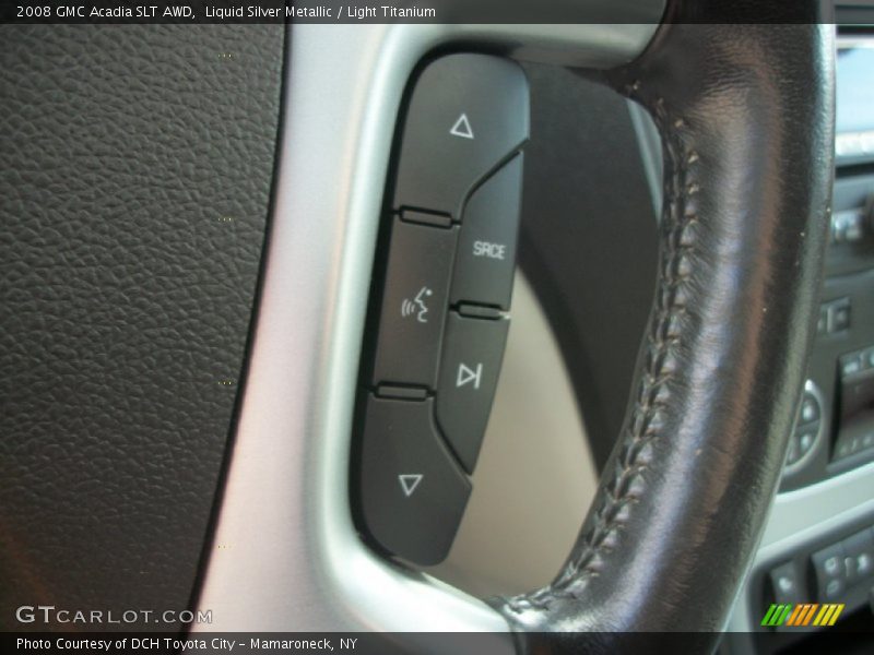 Liquid Silver Metallic / Light Titanium 2008 GMC Acadia SLT AWD
