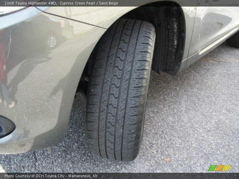 Cypress Green Pearl / Sand Beige 2008 Toyota Highlander 4WD