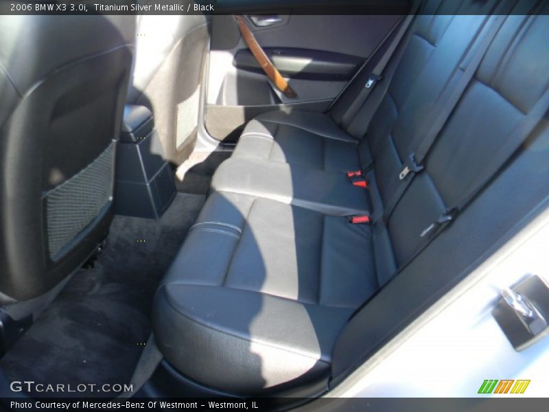 Titanium Silver Metallic / Black 2006 BMW X3 3.0i