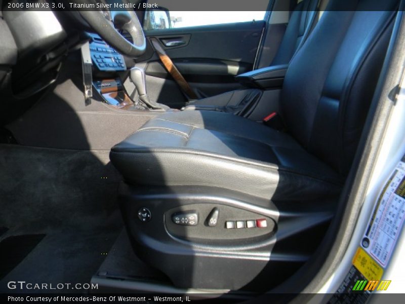Titanium Silver Metallic / Black 2006 BMW X3 3.0i