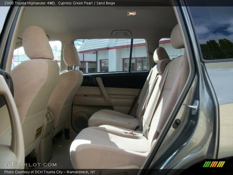 Cypress Green Pearl / Sand Beige 2008 Toyota Highlander 4WD