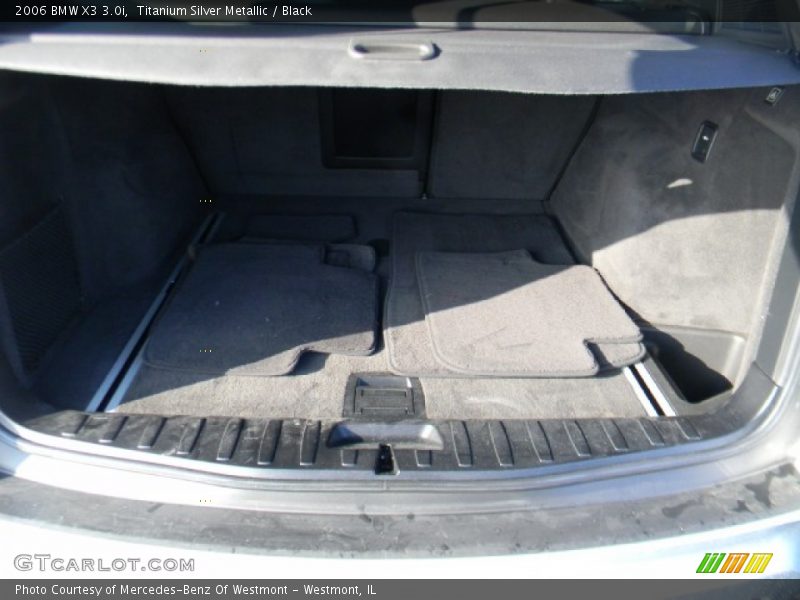 Titanium Silver Metallic / Black 2006 BMW X3 3.0i