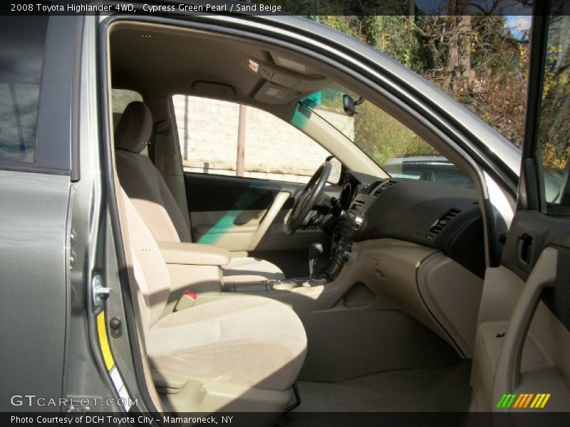 Cypress Green Pearl / Sand Beige 2008 Toyota Highlander 4WD